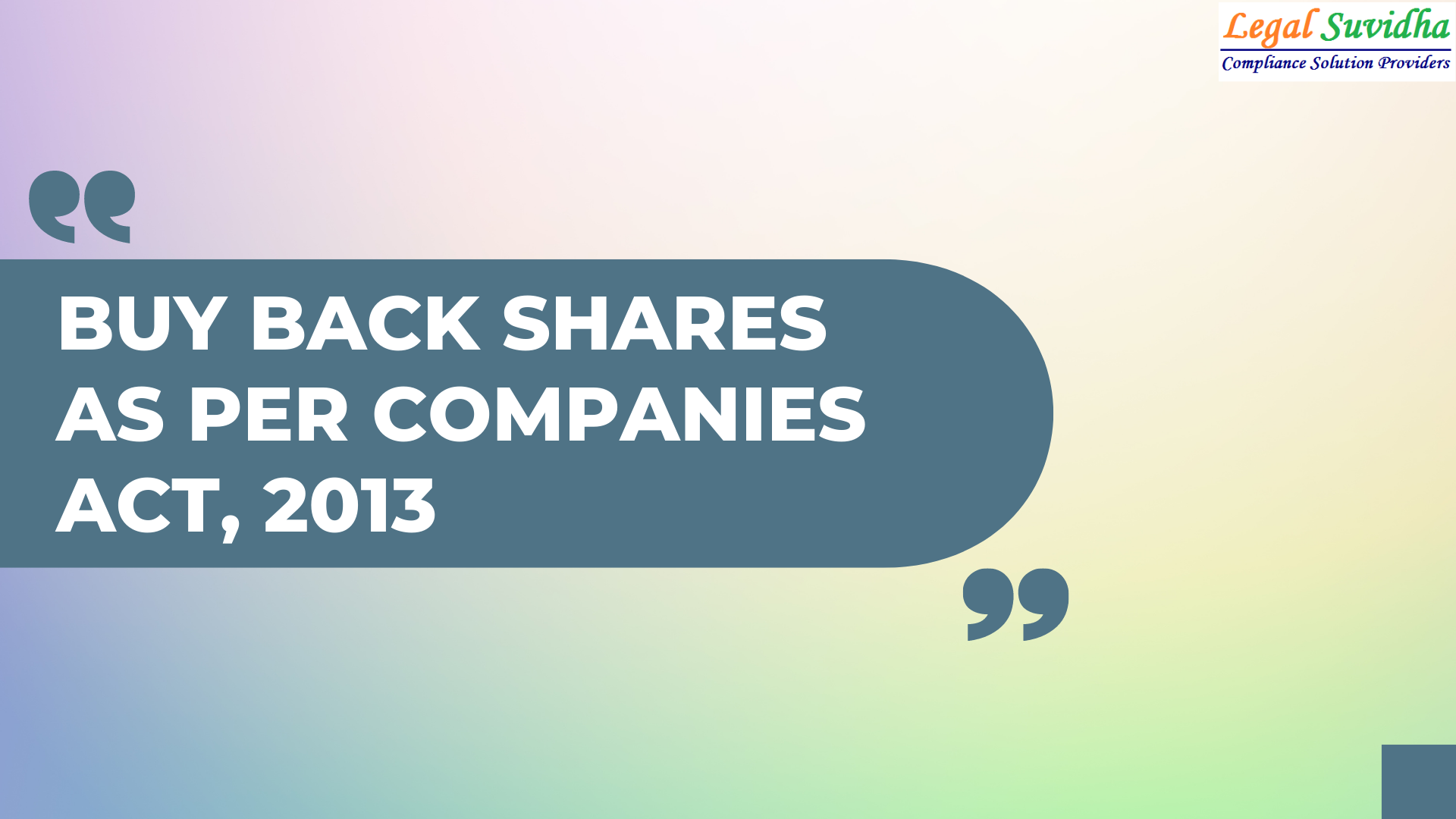 Buy Back shares