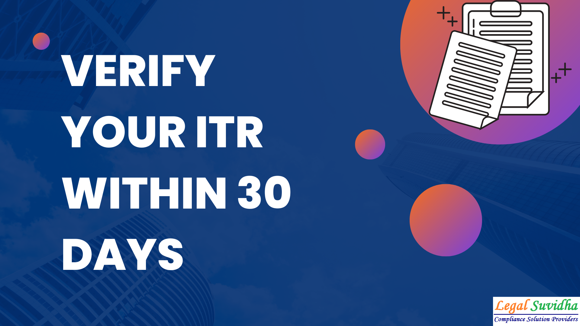 Time Limit of ITR is reduced