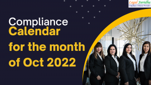 Compliance Calendar of October 2022